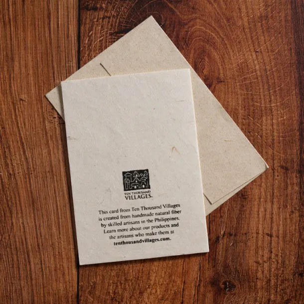 Natural Nativity Card