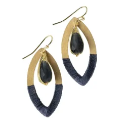 Netra Gem Dangle Earrings