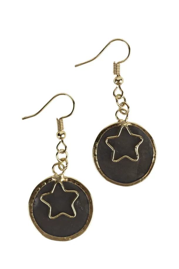 North Star Capiz Earrings