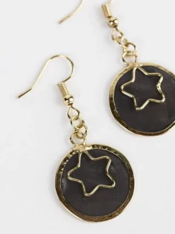 North Star Capiz Earrings