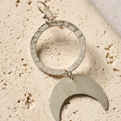 Nuru Moon Drop Earrings