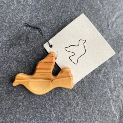 Olive Wood Pocket Peace Dove