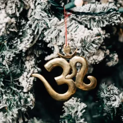 Om Brass Ornament