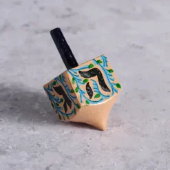 Painted Wood Dreidel