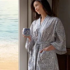 Paisley Cotton Robe