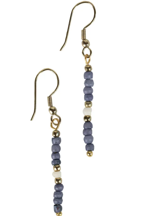 Pale Blue Dangle Earrings