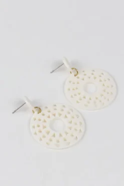 Pale Sun Drop Earrings