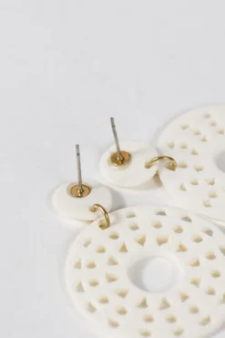 Pale Sun Drop Earrings