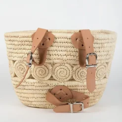 Palm Leaf Bike Basket