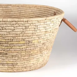 Palm Leaf Laundry Basket