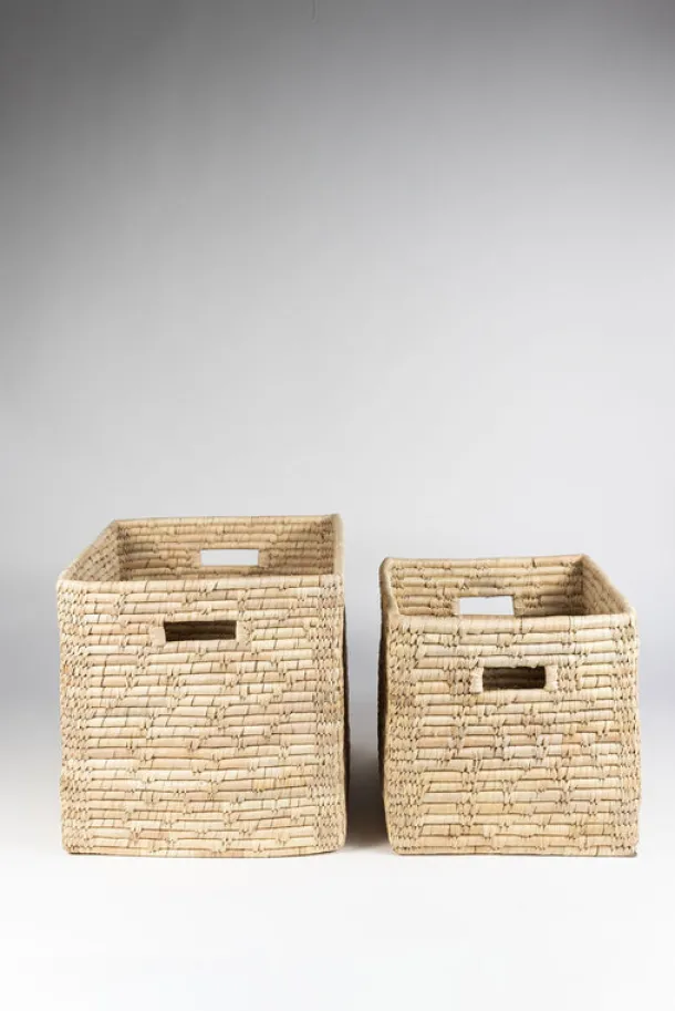 Palm Leaf Storage Basket
