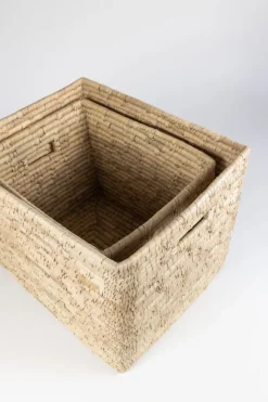Palm Leaf Storage Basket