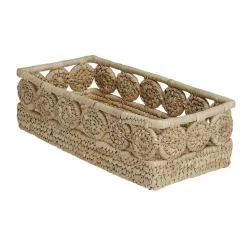 Palm Medallion Bread Basket