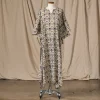 Panna Full Length Block Print Kaftan