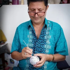 Paper Mache Hope Ornament