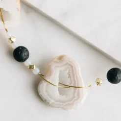 Parvati Druzy Stone Necklace