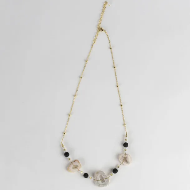 Parvati Druzy Stone Necklace
