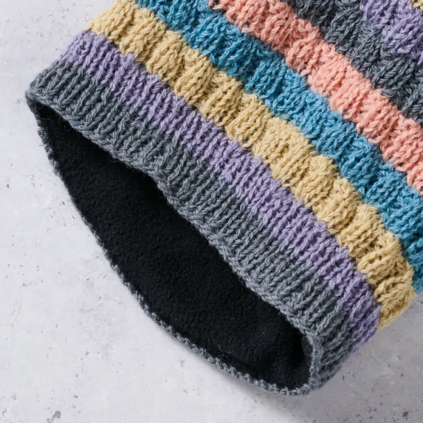 Pastel Stripes Wool Hat