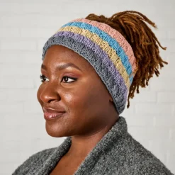 Pastel Stripes Wool Headband