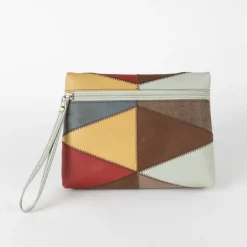 Patchwork Eco-Leather Convertible Purse