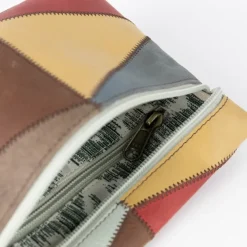Patchwork Eco-Leather Convertible Purse