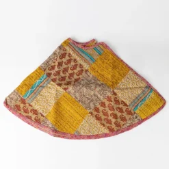 Patchwork Kantha Stitched Tree Skirt
