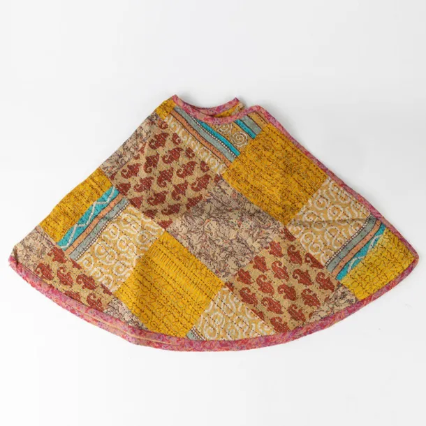Patchwork Kantha Stitched Tree Skirt