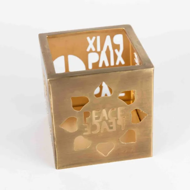 Paz World Peace Candleholder