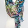 Peacock Pattern Scarf