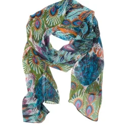 Peacock Pattern Scarf