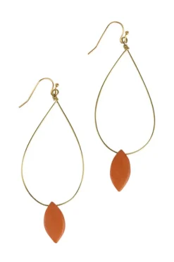 Pendant Hoop Earrings