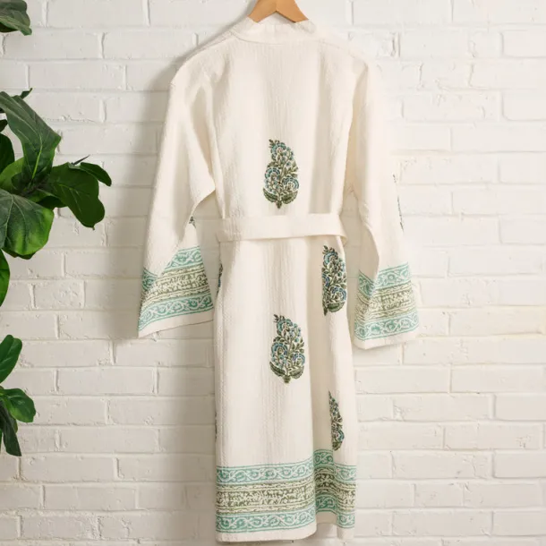 Pera Blockprint Cotton Robe
