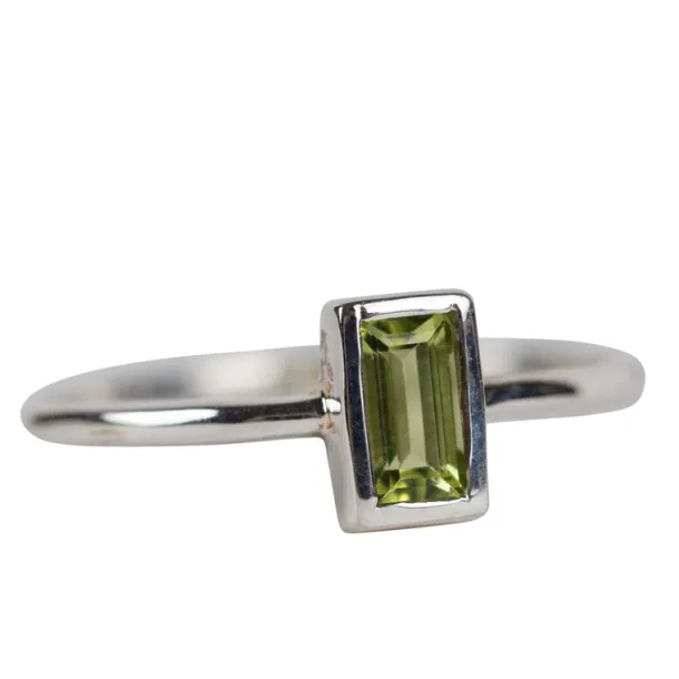 Peridot Silver Ring