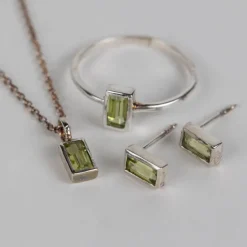 Peridot Silver Ring