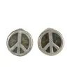Peruvian Peace Sign Earrings