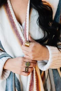 Peruvian Peace Sign Ring