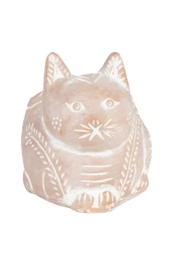 Petite Crouching Cat Planter