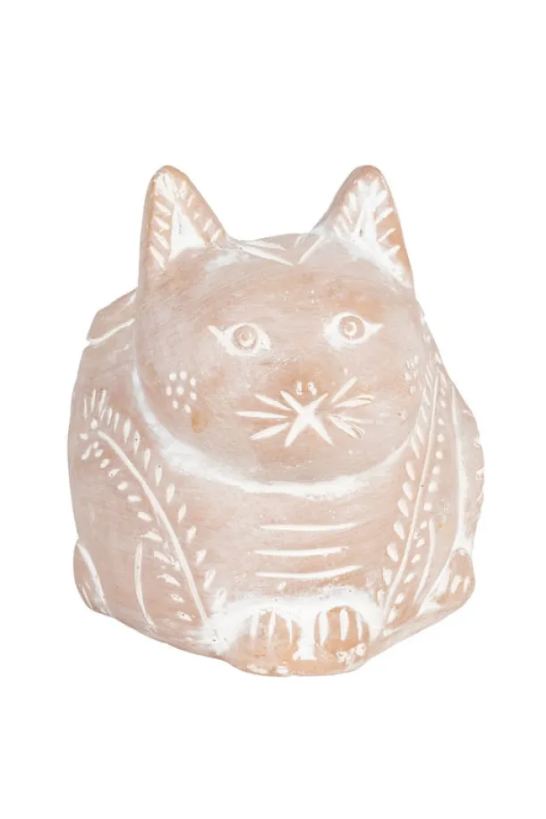 Petite Crouching Cat Planter