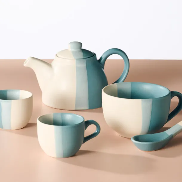 Pheeka Striped Teapot