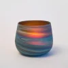 Phoenician Glass Candleholder