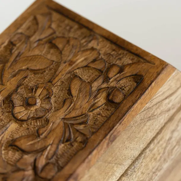 Phoolon Mango Wood Jewelry Box