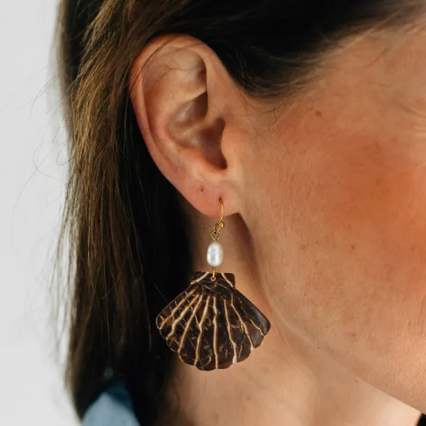Playas Tagua Drop Earrings