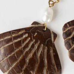 Playas Tagua Drop Earrings