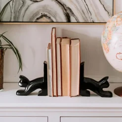 Playful Cat Bookends