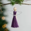 Purple Angel Ornament
