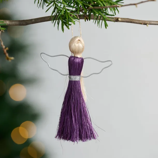 Purple Angel Ornament