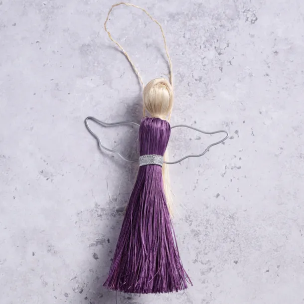 Purple Angel Ornament