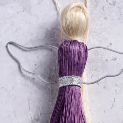 Purple Angel Ornament