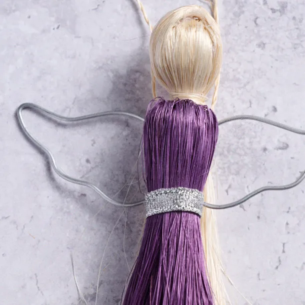 Purple Angel Ornament