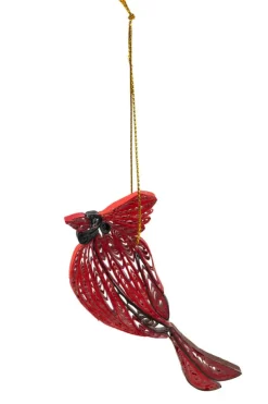Quill Cardinal Ornament